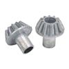 2Pcs RC Car Metal Bevel Gear Zinc Alloy 12T Metal Bevel Gear Replacement RC Parts for WLtoys 124008