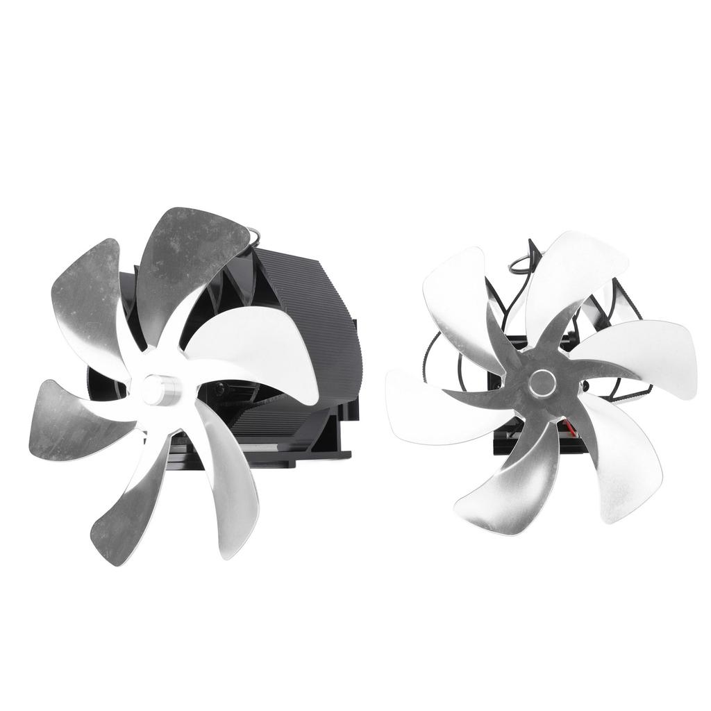 Вентилятор для дровяной печи с подогревом, 6 лопастей, подвесной вентилятор для печи, бесшумный дымоход, подвесной вентилятор для камина, экологически чистый