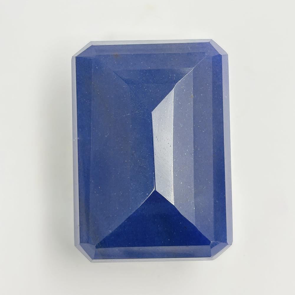 Natural Blue Tanzanite Loose Gemstone 260 ct Emerald Cut for Jewelry Making and Gem Collections