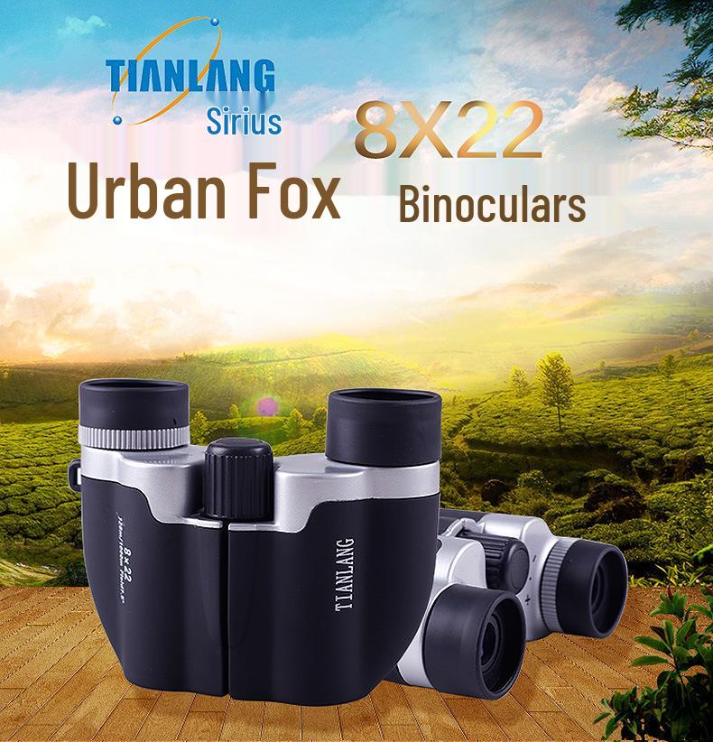 Urban Fox 8x22 10x22 HD High-Magnification Binoculars for Travel and Scenic Viewing