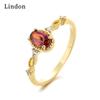 Классическое кольцо Lindon из медного сплава с цирконием, женские ювелирные изделия, свадебный подарок для вечеринки