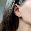 Silver Earrings with Cubic Zirkonia (2160786)