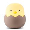 Милый ночник в виде животного, мультяшный силиконовый ночник, сенсорный теплый свет, ночник в виде курицы из яичной скорлупы, атмосферная лампа, детский подарок