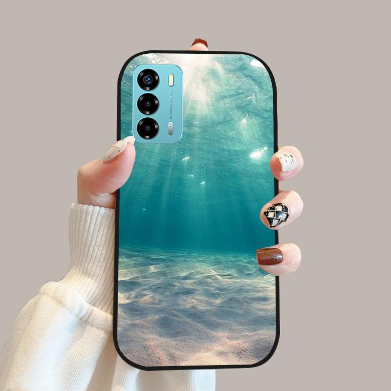 Для ZTE Blade V40 Vita Модный Чехол 8045 Мягкая Силиконовая Задняя Крышка Для ZTE Blade A72 Чехол A 72 4G Телефон Защитный Fundas Para