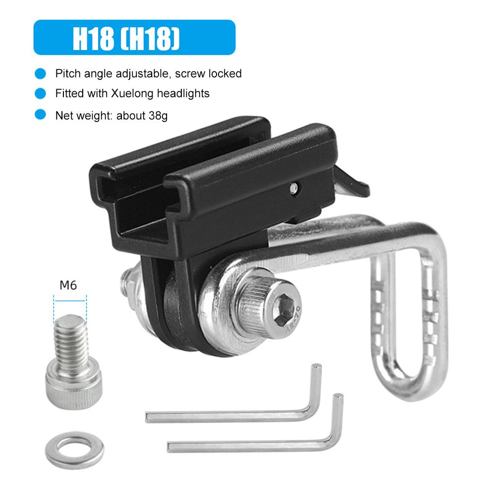 Bicycle Headlight Bracket Fork Mount Adjustable Bike Front Fork Bracket Light Holder Lightweight Space-saving Bicycle Accessory