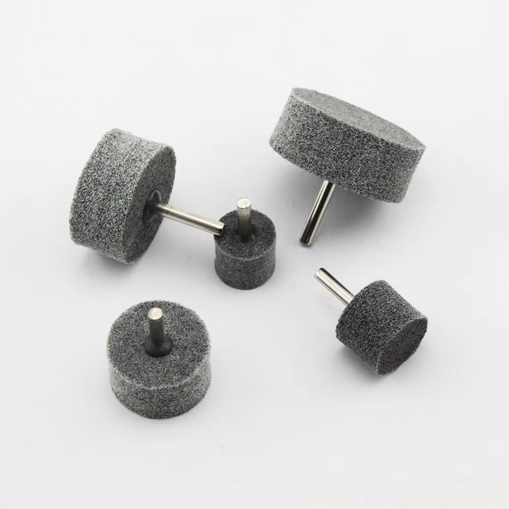 5Pcs 6mm 1/4" Shank Polishing Wheel 20/25/30/40/50mm Sharpening Head Durable Grinding Head