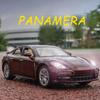 1:24 Alloy Panamera Cayenne S Diecast Miniature Models Toys Car Ornament Sound Light Pull Back Vehices Fashion Decorations Gifts