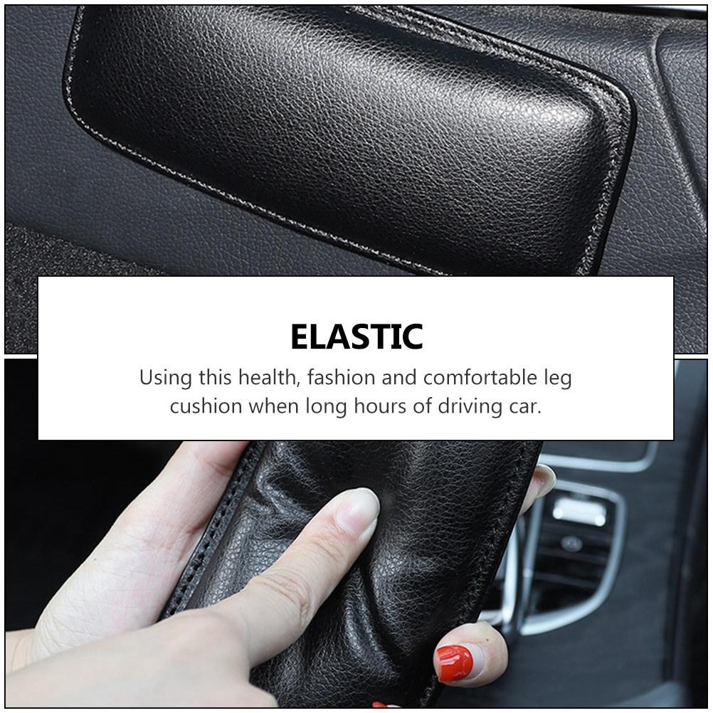 Knee Pad Leg Cushion Support Mat Pu Car Leg Pillow For Long Driving Auto Interior Car Knee Support Cushion