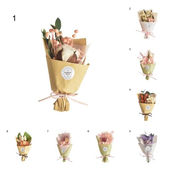 Сушеный Тисненый Цветок Натуральный Мини Сухой Цветной Милый Портативный Цветочный Букет