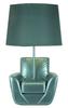 Table Lamp Midcentury Turquoise 26x43 Cm