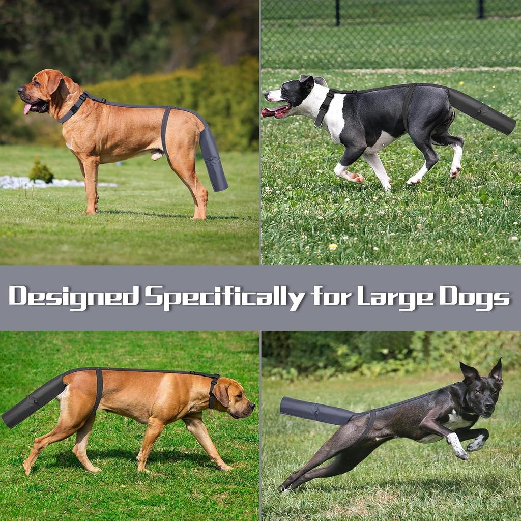 2 Pieces Dog Tail Protector Cover for Wounds, Dogs Tails Heal Sleeve, Dog Wound Care for Medium and Large Dogs to Assist in Recovery from Injury,