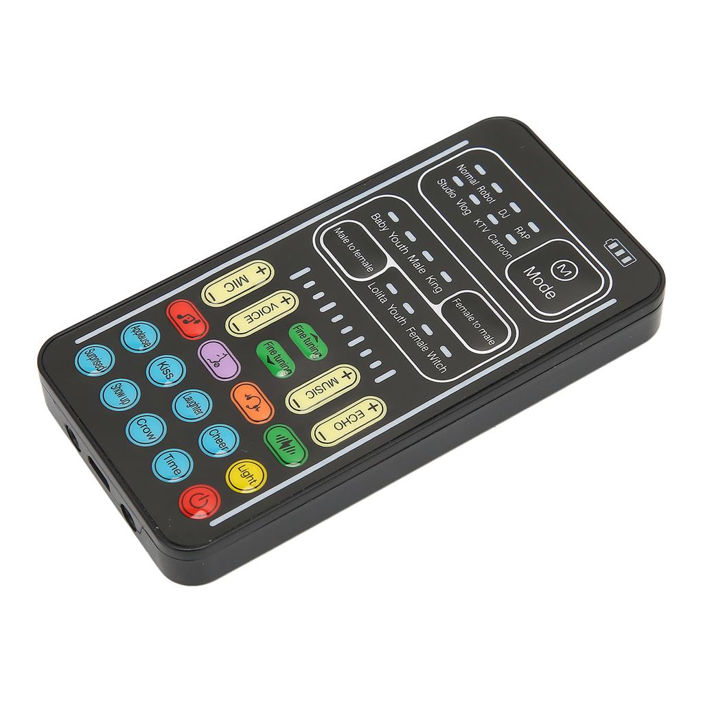 Voice Changer PC 450mah 5V Multifunctional Portable Sound Changer Mini Sound Card for Mobile Phone