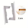 2 шт. Деревянные доски Подвесные опоры Слепая полка Настенное крепление Плавающие полки Кронштейны L Кронштейн