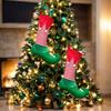 Hanging Elf Christmas Stocking Gift Bag Striped Christmas Stocking Ornaments  Kids