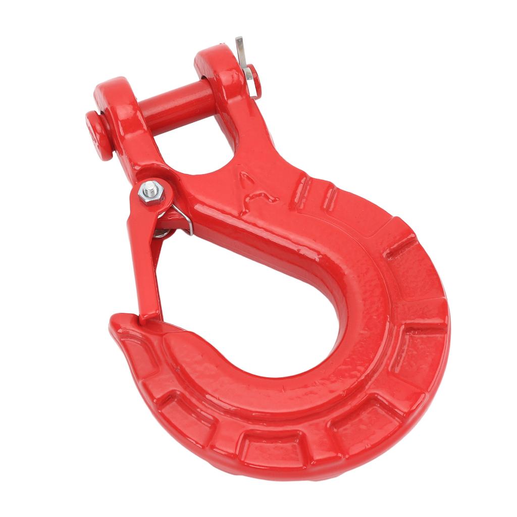 Прицепной цепной крюк 3 8 дюймов Легированная сталь 15 т Универсальное надежное соединение Крюк для предохранительной цепи для транспортировки грузовиком Буксирная лебедка