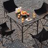 Portable Folding Roll-Up Camping Table and Chair Set - Ideal for Picnics and Barbecues