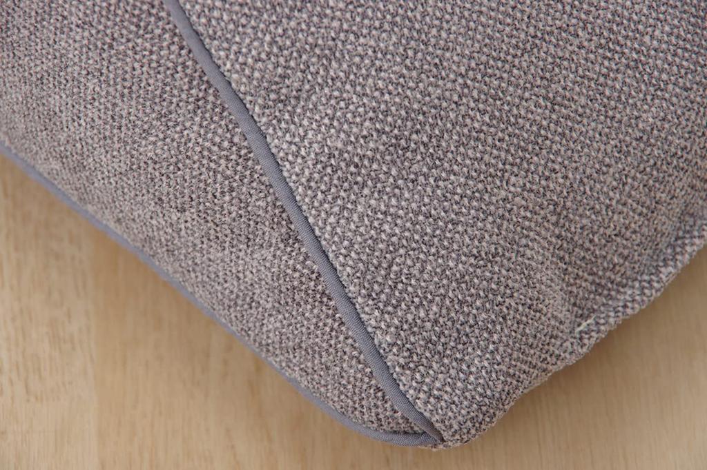 IKEHIKO Style Triangular Storage Cushion, Approx. 20 x 20 x 40cm, Gray, Made in Japan, Simple Design, Sofa Backrest, Pocket #9350879