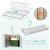 MYCARBON Over-the-Sink Dish Drainer, Antibacterial, Compact, Rust-Resistant, Stainless Steel, Extendable, Foldable, Space-Saving, Drying, and Ventilat