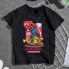 2026 Хит продаж Футболка Super Mario Bros Марио Прыгает на Купу Аниме Стиль Принт Футболка для Взрослых Детей Все Размеры Доступны