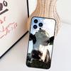 Забавный чехол для телефона с лицом коровы для iPhone 16 Pro Max 14 13 12 11 15 17 Pro Max mini 15 16 Plus 16e Задняя крышка