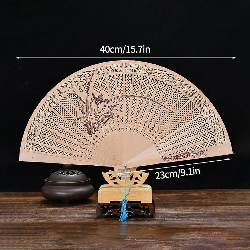 Винтажный шелковый складной веер, китайское искусство, ремесла, подарок, украшение для дома, танцевальный веер, бамбуковый декор для комнаты, деревянные бамбуковые веера, вентилятор
