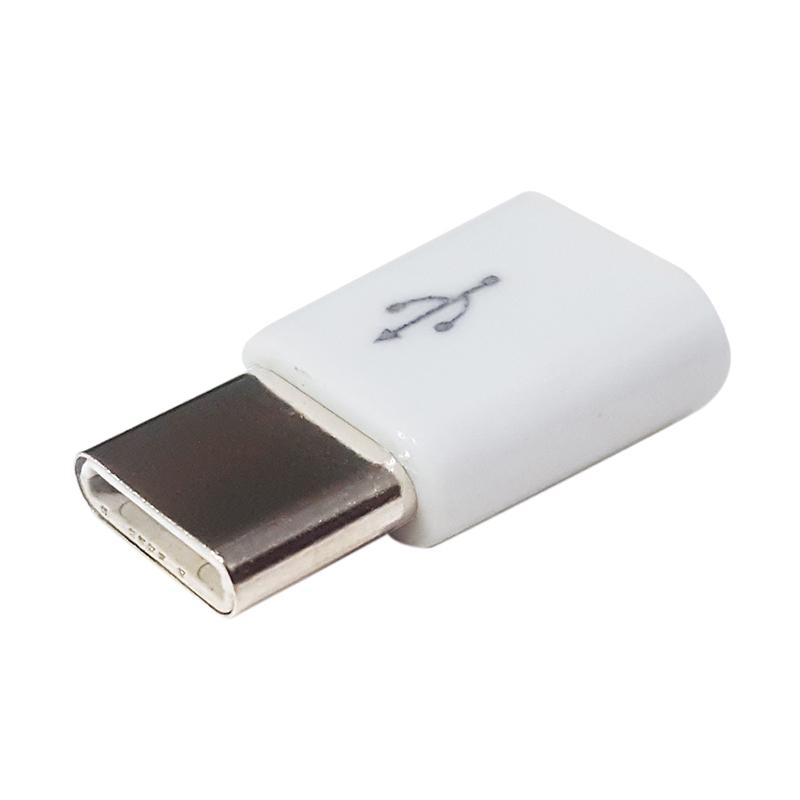Адаптер-конвертер Micro USB Female на Type-C USB-C Male, разъем для зарядки