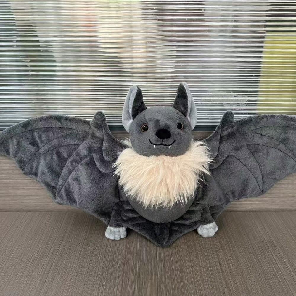 Fluffy Halloween Stuffed Animal PP Cotton Home Decor Ornament Adorable Big Wing Bat Daily