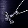 Ожерелье для мужчин скандинавская культура викинг мужская голова птицы ретро подвеска