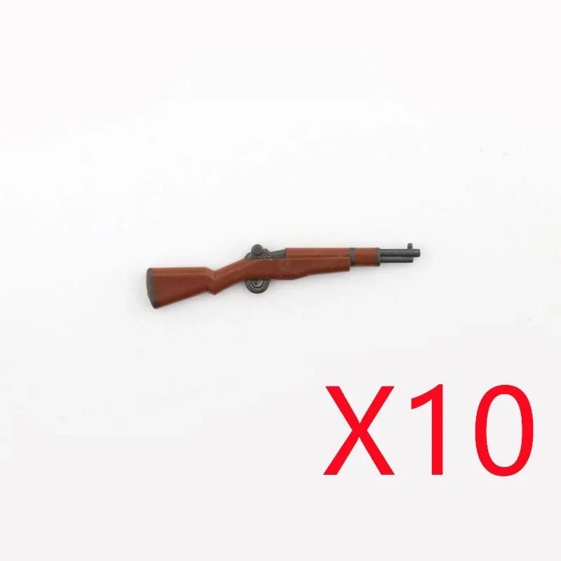 5 СМ Вторая мировая война Военные строительные блоки Американские Немецкие Советские Фигурки солдат Оружие Аксессуары Пистолеты Пистолет Снайперский ремень Мини-кирпичики MOC