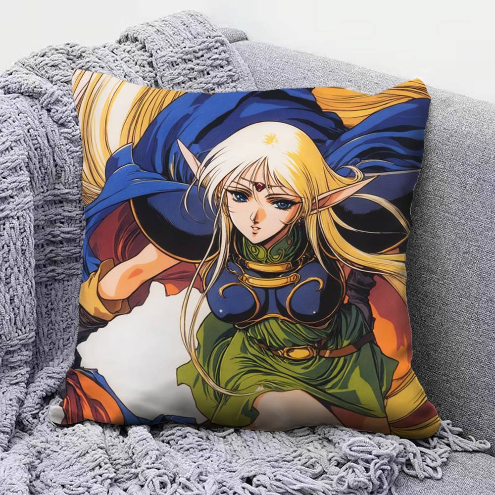 Record Of Lodoss War Anime Pillow Covers, Home Sofa Cushion Covers And Aecorative Custom