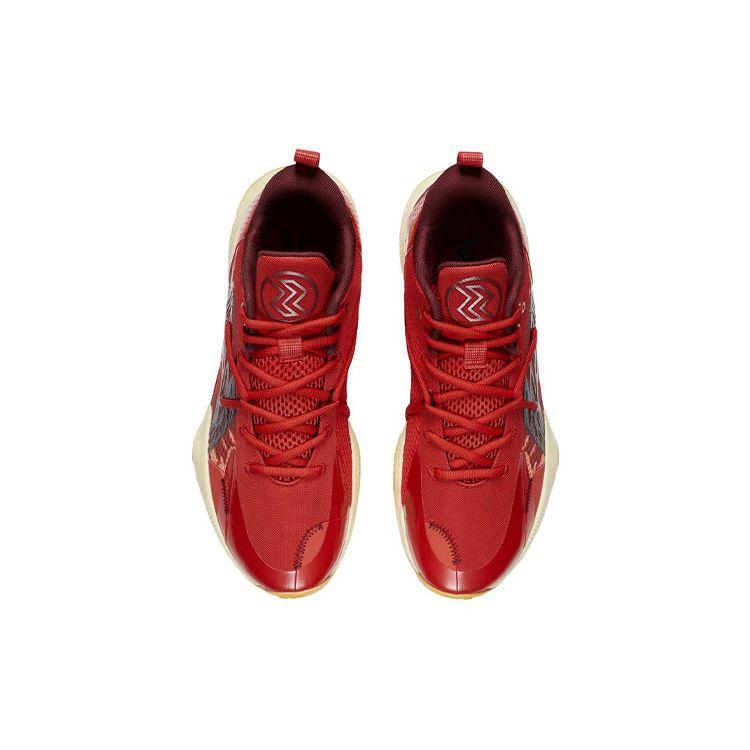 Li-Ning Мужские кроссовки Speed ​​8 Year Of The Tiger красные огненно-красные темно-красные ABPS003-5