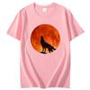 Wolf Moon Funny Shirts Graphic Tee Fashion For Unisex Tops  Tshirt New Arrival Goods High Quality Short Sleeve Tee Cotton Tshirt