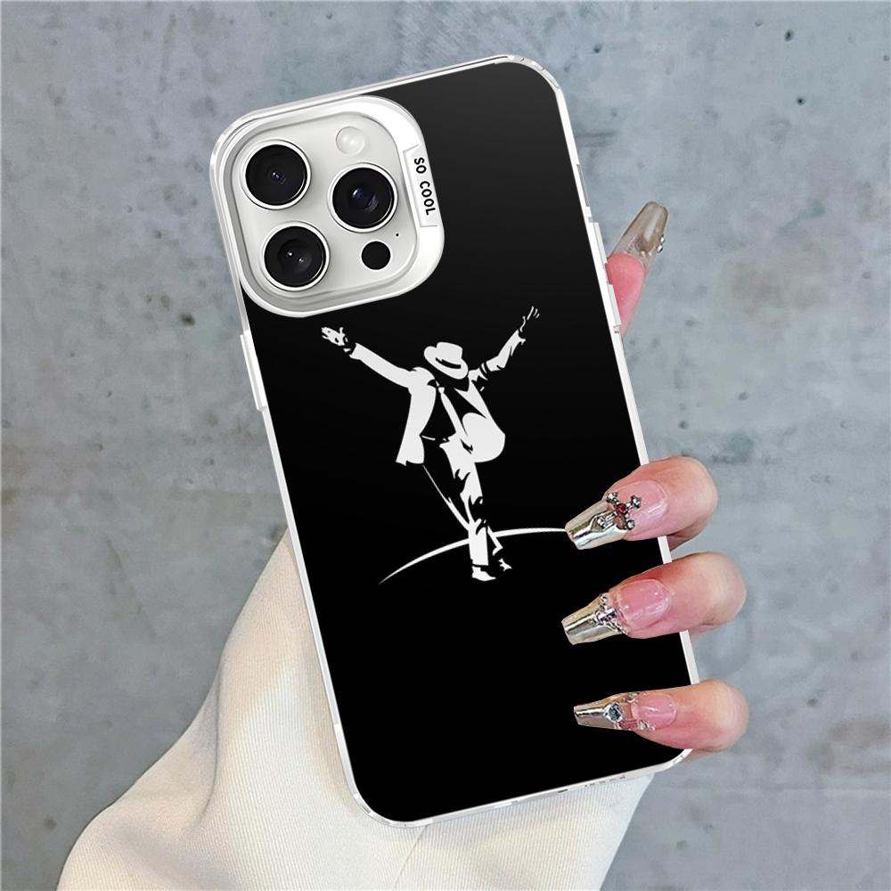 Чехол для телефона Майкл Джексон Горячий певец Для IPhone 16 15 14 13 12 11 Pro Max X XR XSMAX 8 7 Plus Матовый Ударопрочный Задняя крышка