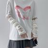 Y2k Arm Warmers Solid Color Wool Sleeve Cuff Simple Star Knitted Gloves  Girls