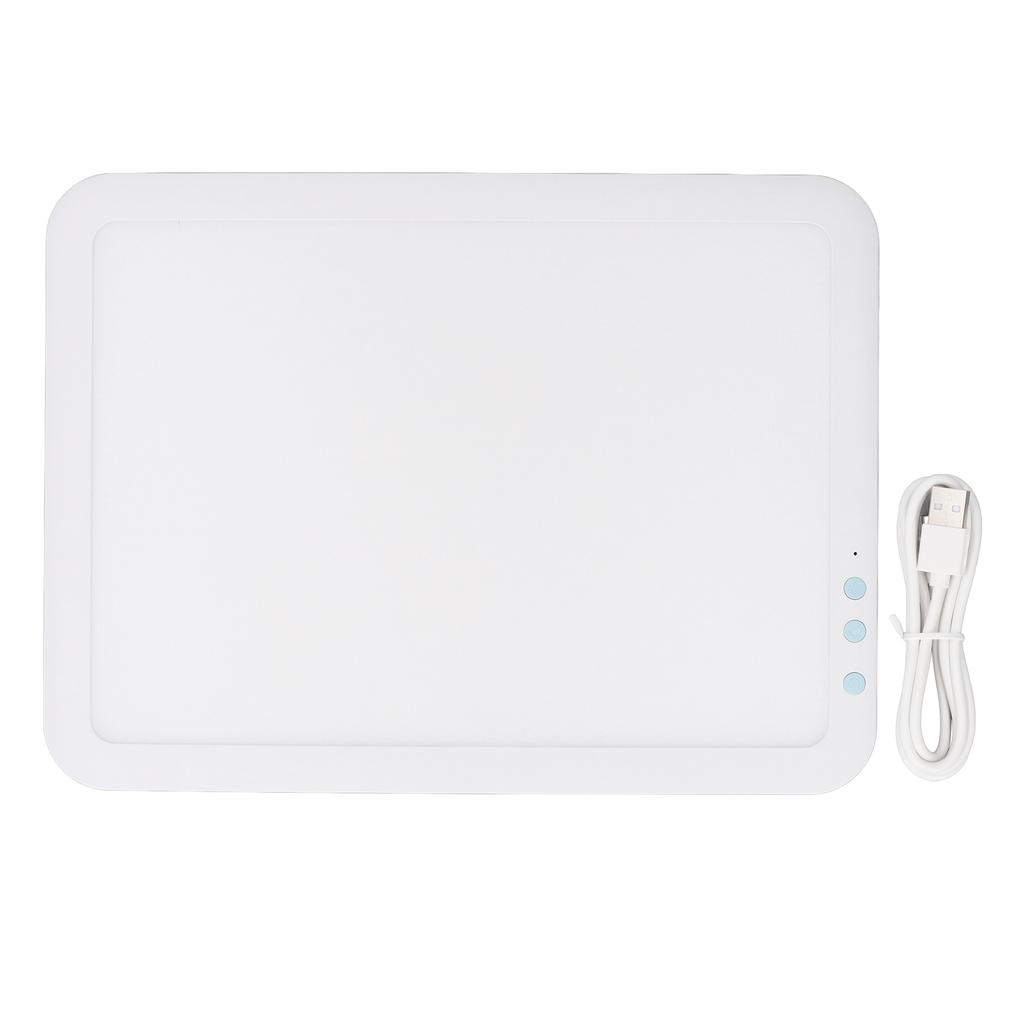LED Light Box Portable 3500mAh Battery 3 Colors Modes Cordless Artcraft LED Light Pad for Drawing