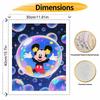 Disney Minnie Mouse Bubble Painting by Numbers Hand Filled Drawing Art Kit Home Decor