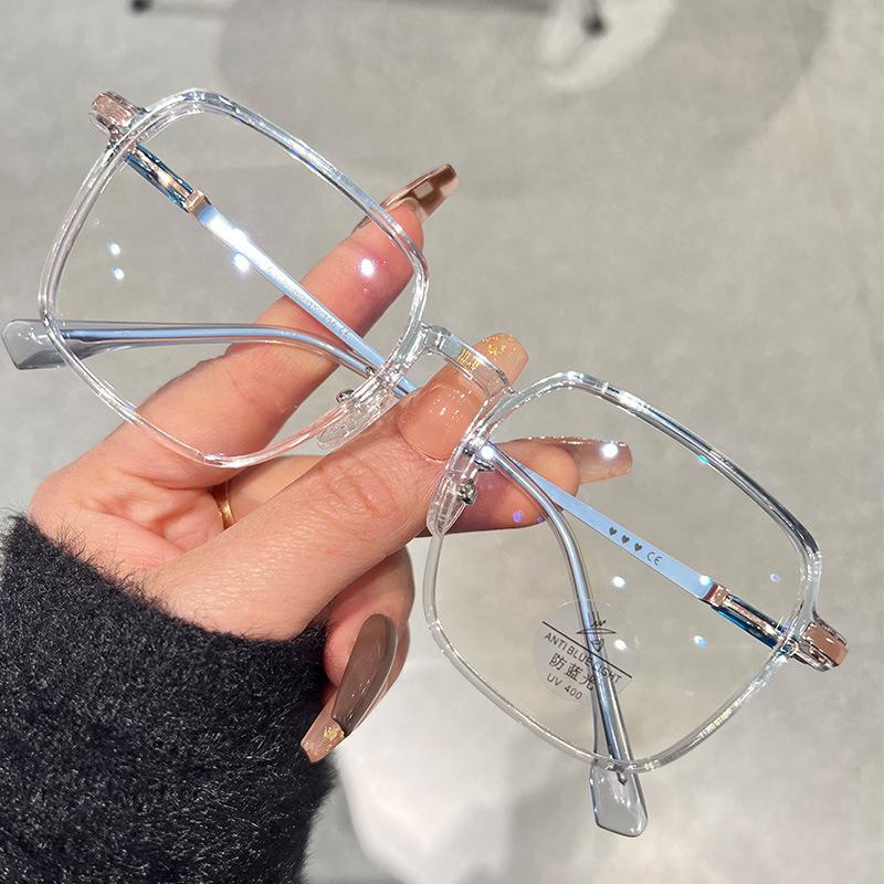 Fashion Myopia Glasses Women Men New Square Transparent Computer Eyeglasses Retro Minus Diopter Eyeglasses Optical Prescription