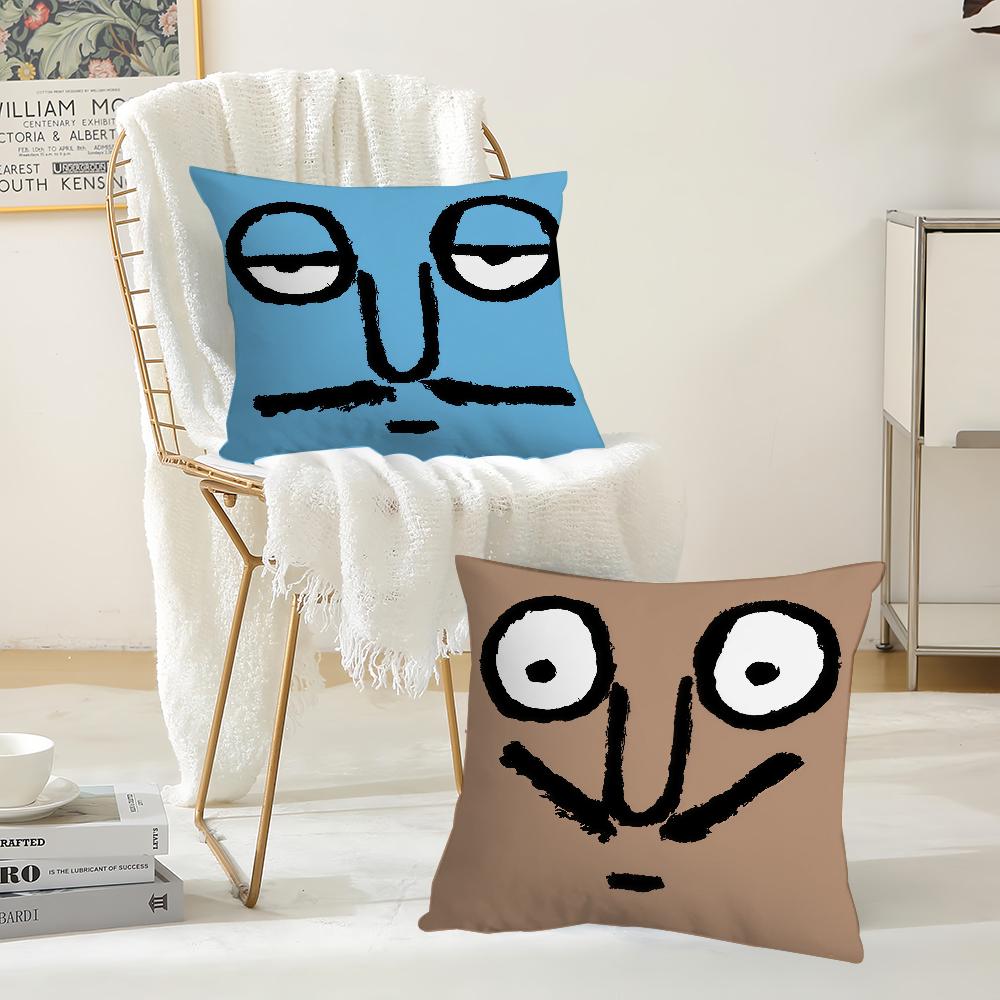 Эстетичная Арт Наволочка J-Jean J-Jullien Подходит для Спален Гостиных Автомобилей Домашнего Декора
