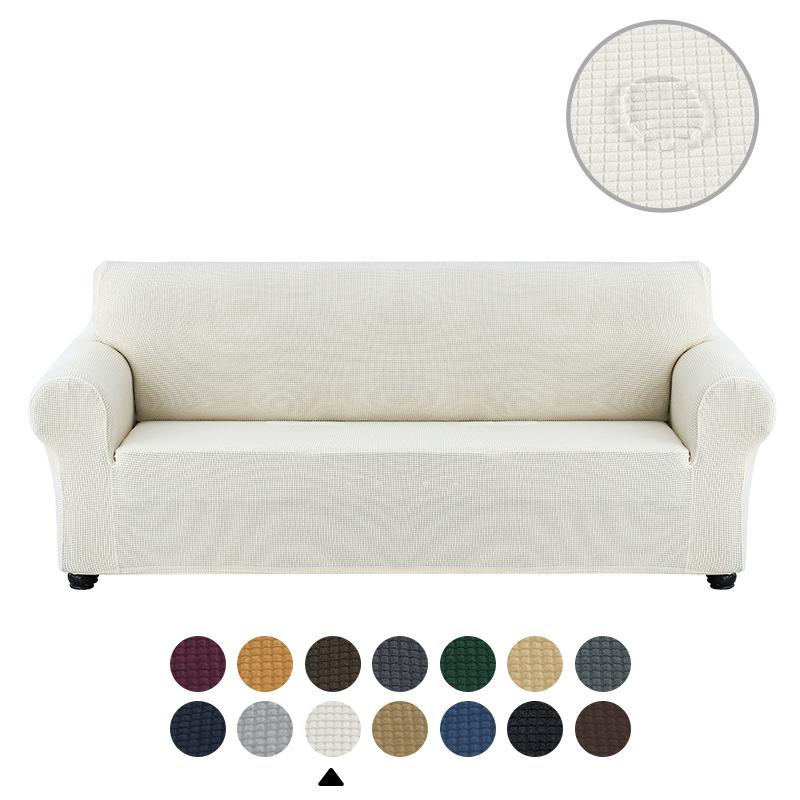Waterproof Elastic Sofa Covers 1/2/3/4 Seats Solid Couch Cover Sofa Slip Cover Protector Bench Covers
