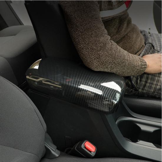 Carbon fiber Central Storage Box Decor Cover 1pc For Toyota Corolla -2025