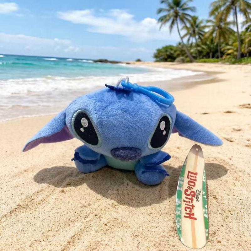 202610Pcs/Lot Cute Cartoon Lilo and Stitches Small Pendant Plush Toy,4 10CM Kawaii Plush Keychain Kids Best Chirstmas Gift Toys