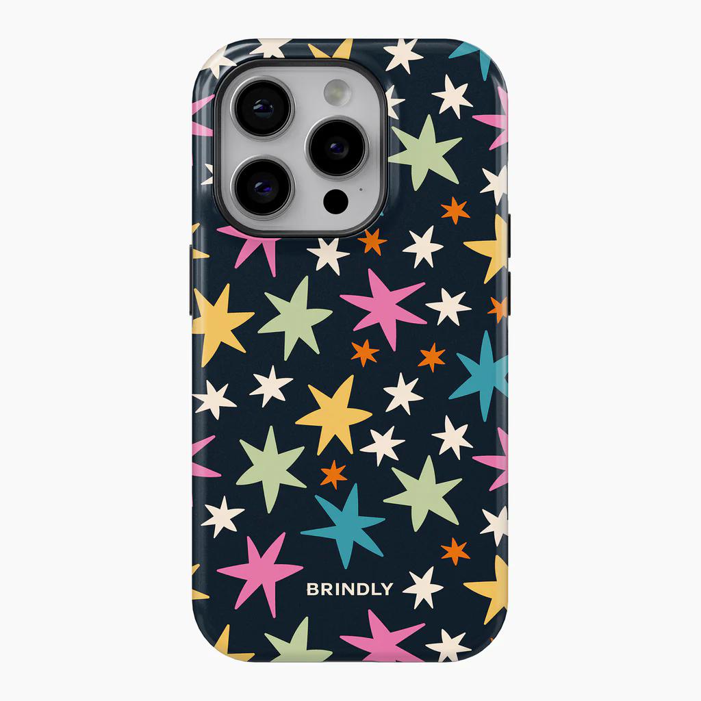 Роскошный чехол в стиле Y2K со звездами для iPhone 17 16e 16 15 14 13 12 11 X XS XR XSMAX 7 8 Air Pro Max Plus Роскошный двухслойный