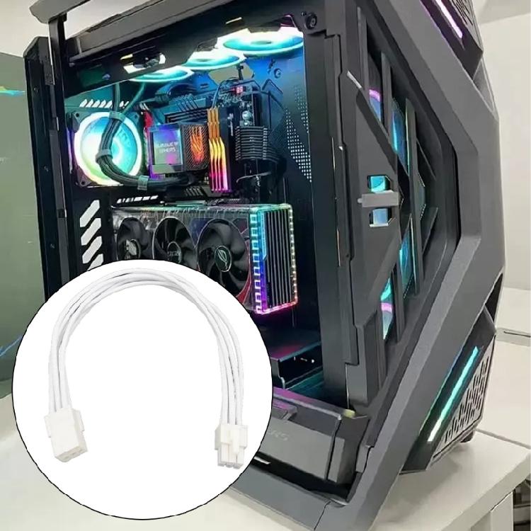6-контактный кабель-удлинитель питания PCIe "папа-мама", 6-контактный адаптер-преобразователь для подключения видеокарт