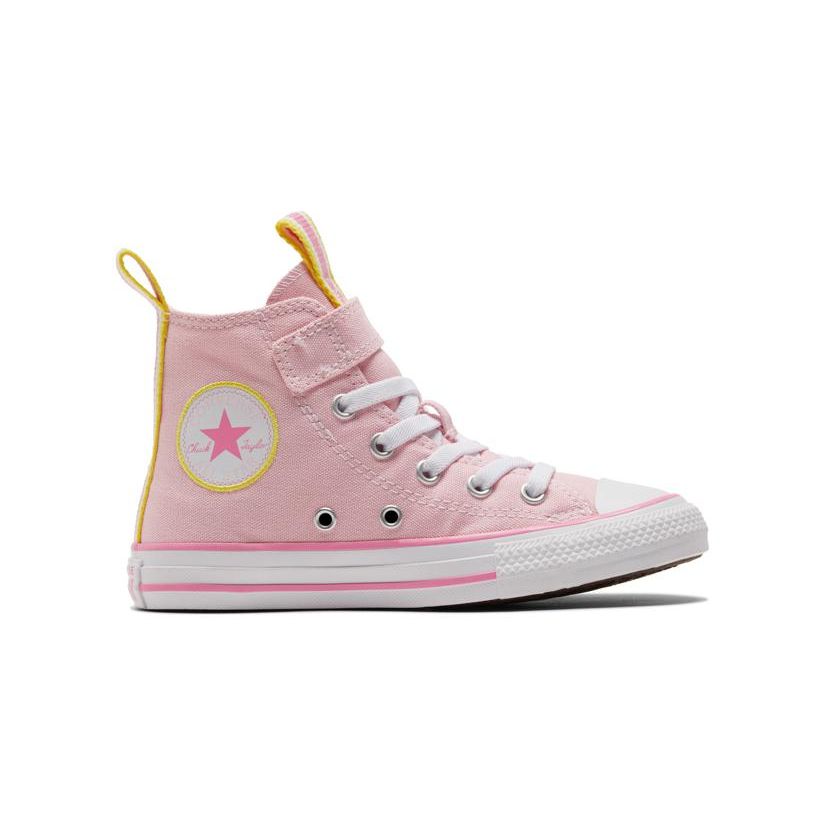 Converse All Star 1V High Top Kids Canvas Shoes Kids Sneakers Pink White Yellow A02971C