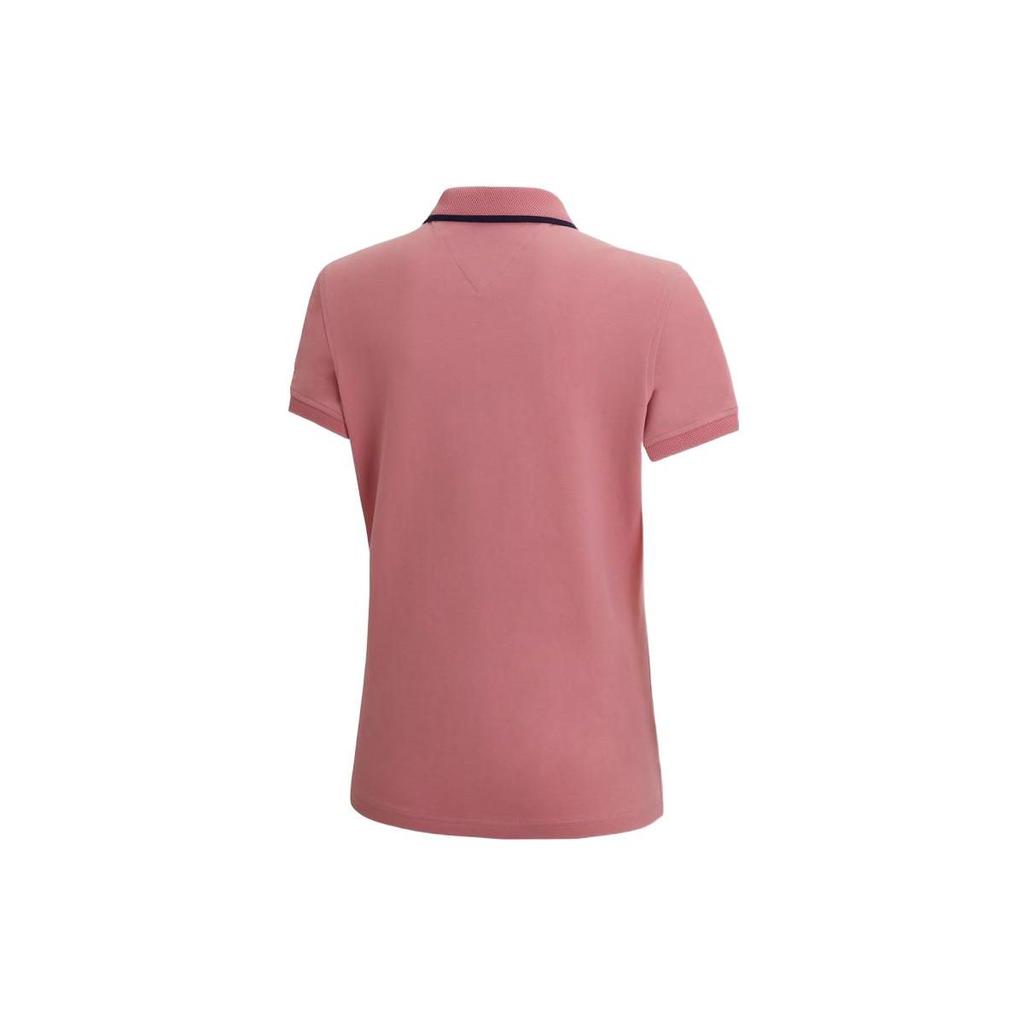 Li Ning дышащая рубашка поло с коротким рукавом женские топы розового цвета APLQ116-4