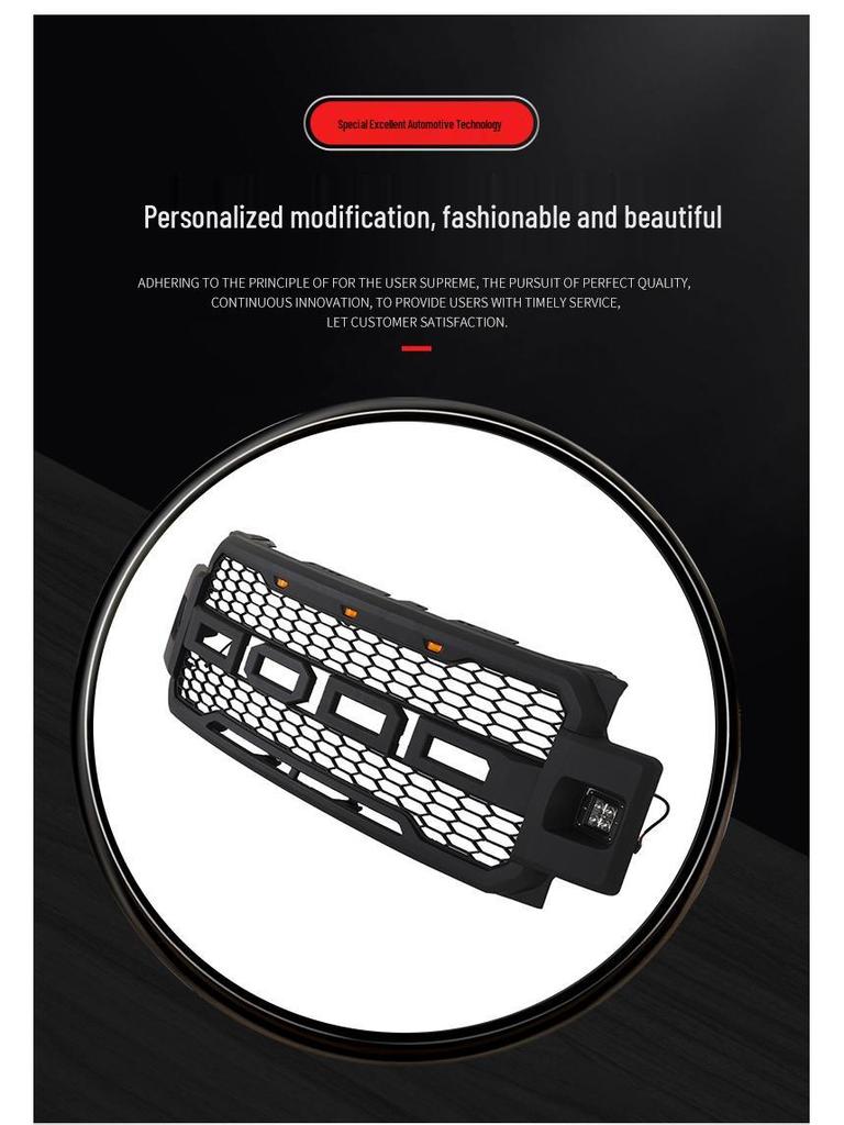 Compatible with Ford Grilles 2017-2019 for F250, F350, F450 Models.