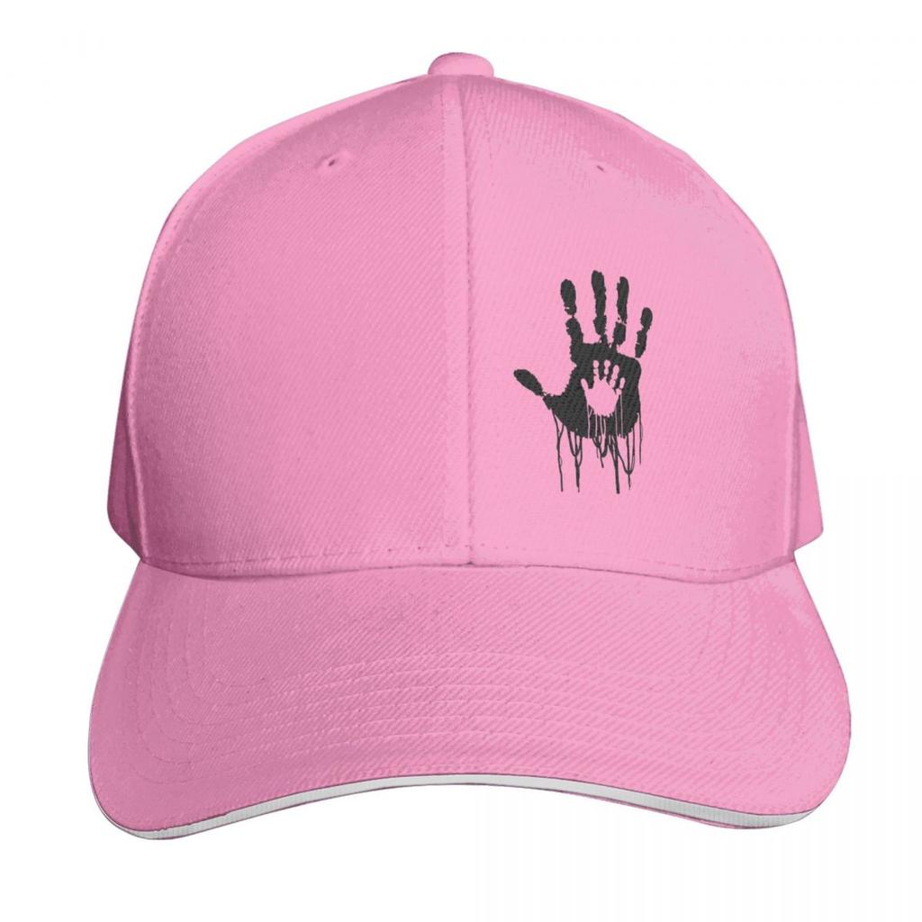 Death Stranding Handprint Baseball Cap Contrast Two Tone Brim Snapback Flat Bill Strapback Dad Hat