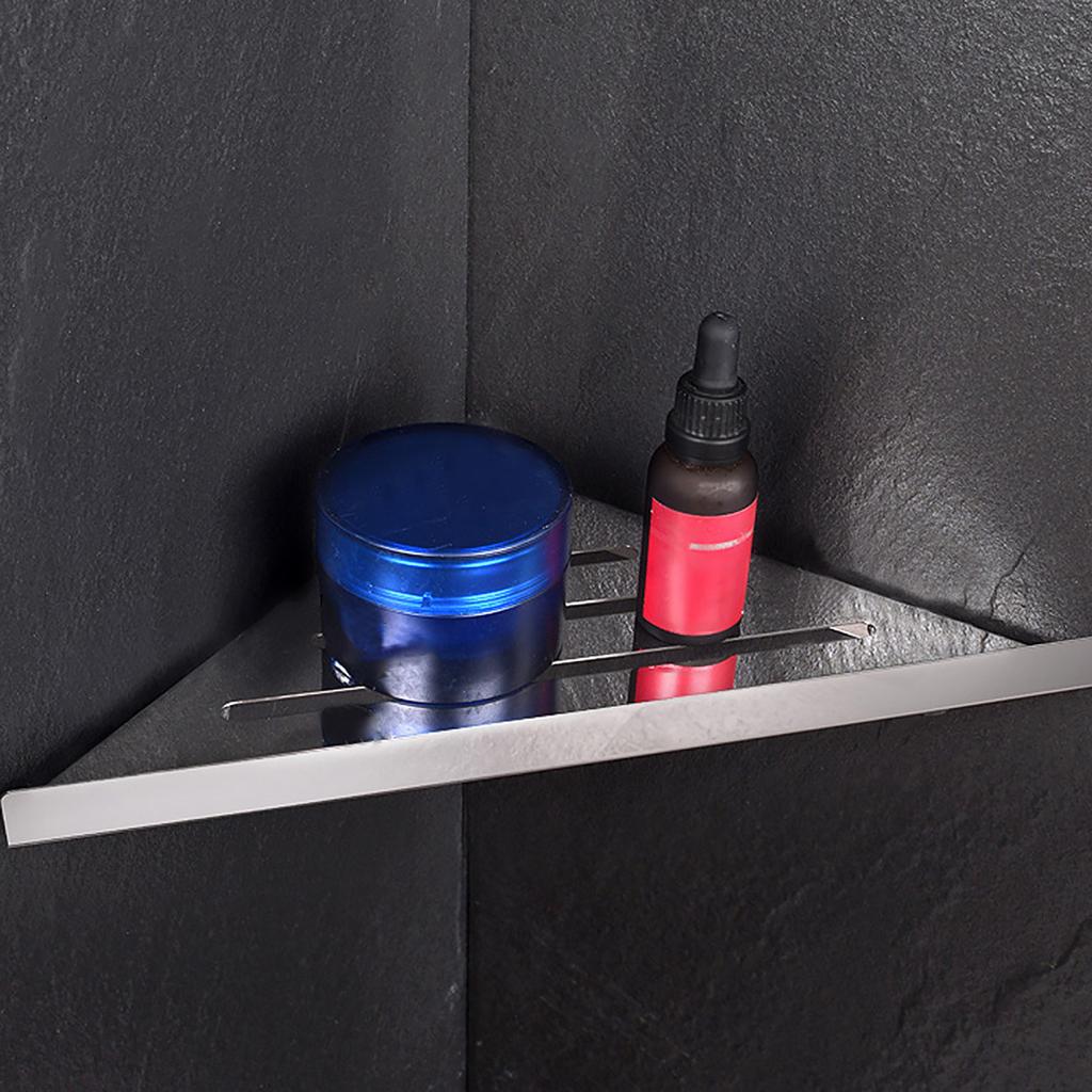 Wall Mounted Shower Corner Shelf Storage Rack Organizer Holder Container for Bathroom