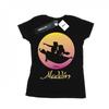 Womens/Ladies Aladdin Flying Sunset Cotton T-Shirt