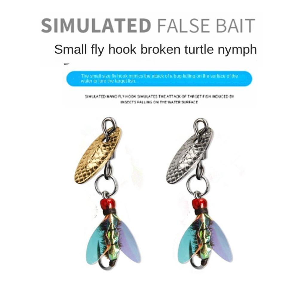 Набор из 10 штук приманок для нахлыстовой рыбалки, биомиметические приманки, блесны, плавающие воблеры, мушки для нахлыстовой рыбалки